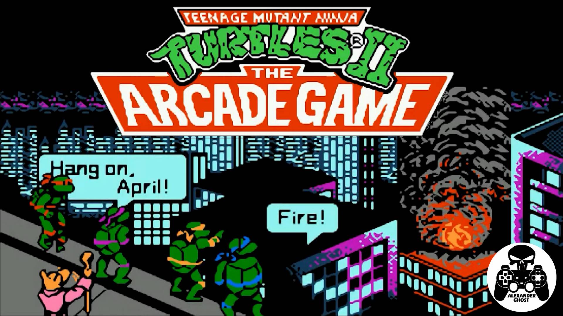 Teenage Mutant Ninja Turtles 2: The Arcade Game (Черепашки Ниндзя 2) NES/Famicom/Dendy прохождение смотреть онлайн