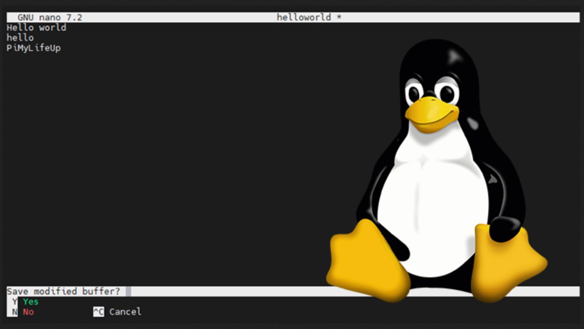 Использование текстового редактора nano в Linux. смотреть онлайн