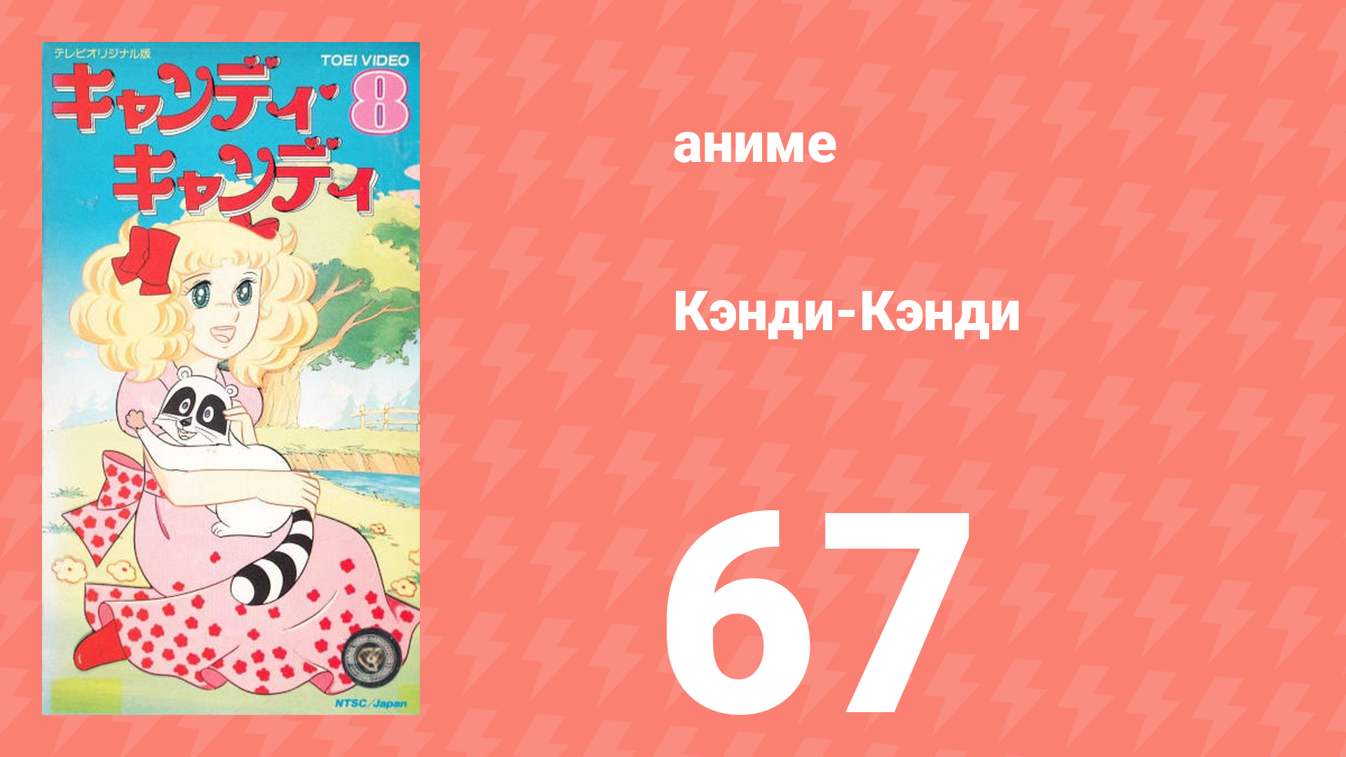 Кэнди-Кэнди 67 серия (аниме-сериал, 1976) смотреть онлайн