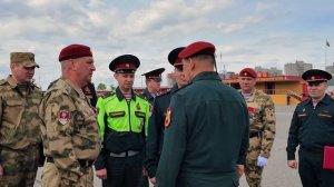 ОДОН. Дивизия Дзержинского. Смотр парадного расчёта