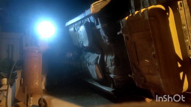 Пескоструй днища линко́льна