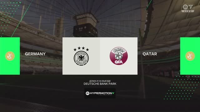 Germany Vs Qatar 01 Чемпионат Мира 1/16 Финала по версии игры FC 25 на PS5