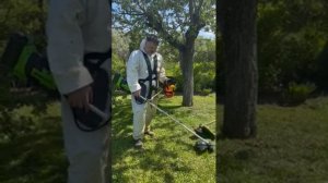 Аккумуляторный триммер GreenWorks GD40BCBK4 40В G-MAX DigiPro