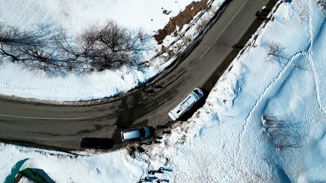 Грузия с высоты: Кутаиси и горы в марте #Грузия2025 #Кута?