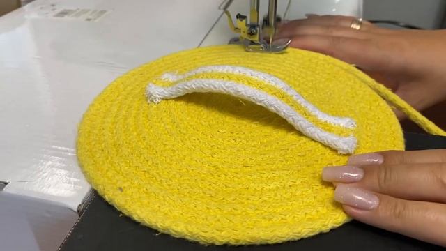 Корзинка в технике зигзаг 🧵ручная работа ✅продаю св?