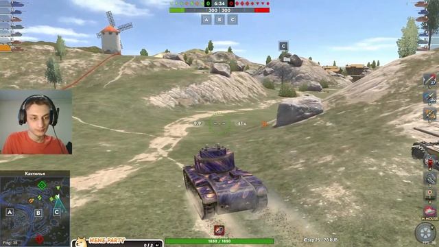 Немного не рассчитал скорость в Мир Танков Блиц... - Tanks смотреть онлайн