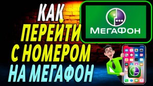 Как перейти с номером на мегафон