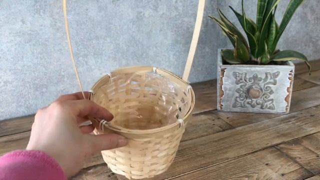 корзина круглая натуральная