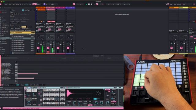 Akai APC Mini MK2 - Обзор возможностей с Ableton Live и Logic
