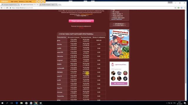 Эмоциональный Обзор проекта Lucky-florist, вывод  2190 р. и пок?