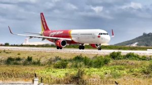 посадки и взлеты в аэропорту камрань