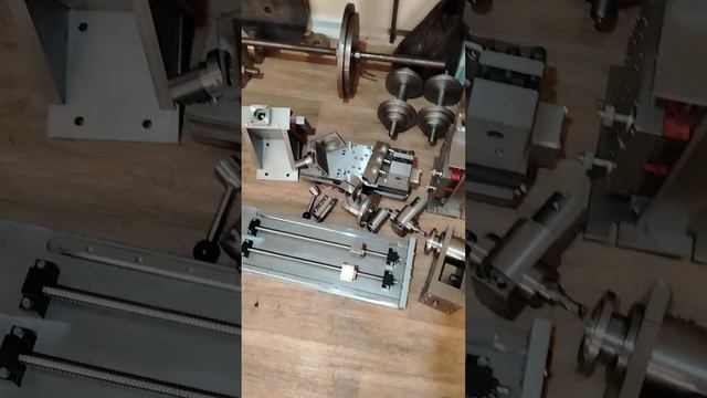 Самодельный токарно-фрезерный станок с ЧПУ , версия 2.