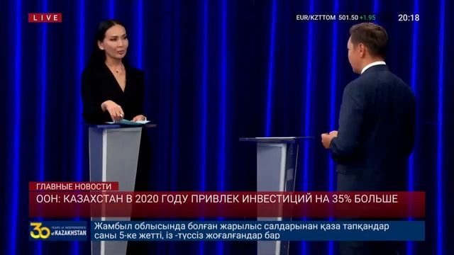 ООН: КАЗАХСТАН В 2020 ГОДУ ПРИВЛЕК ИНВЕСТИЦИЙ НА 35% БОЛЬШ