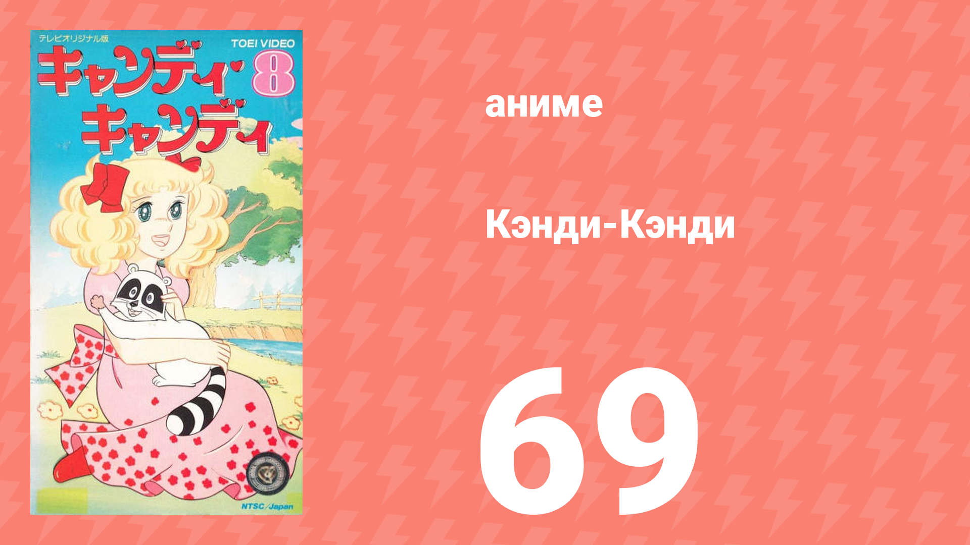 Кэнди-Кэнди 69 серия (аниме-сериал, 1976) смотреть онлайн