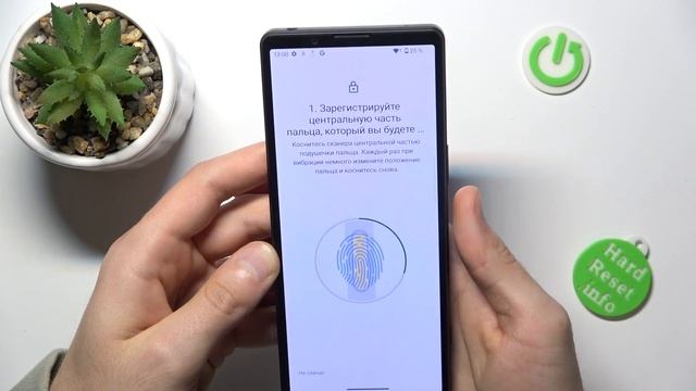 Sony Xperia 5 V | Как настроить разблокировку отпечатком пал?