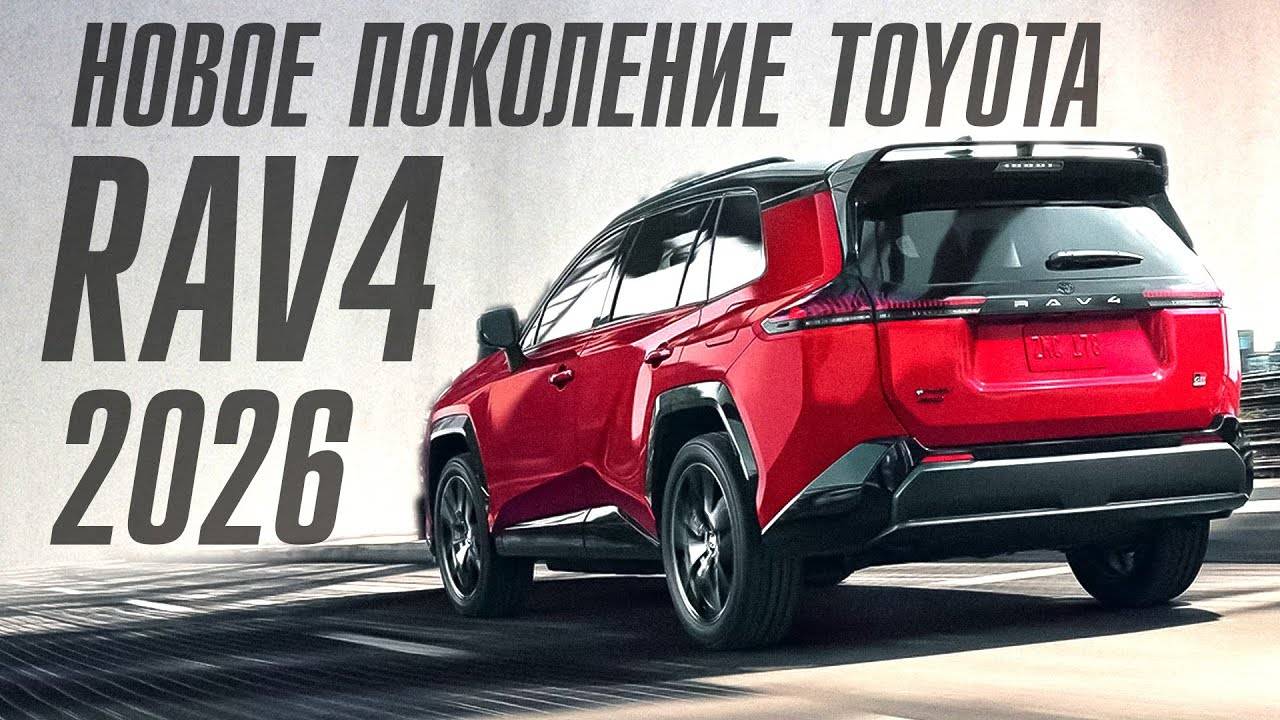 Премьера TOYOTA RAV4. Шестое поколение.