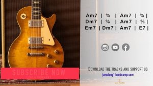 Minor Blues Backing Track  in A minor  12 Bar Blues