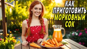 Как приготовить морковный сок