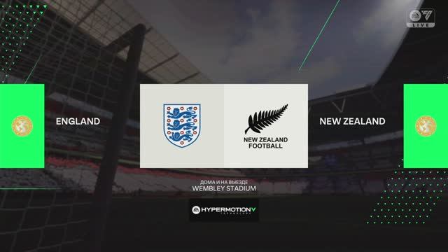 England Vs New Zealand 03 Чемпионат Мира 1/16 Финала по версии игры FC 25 на PS5