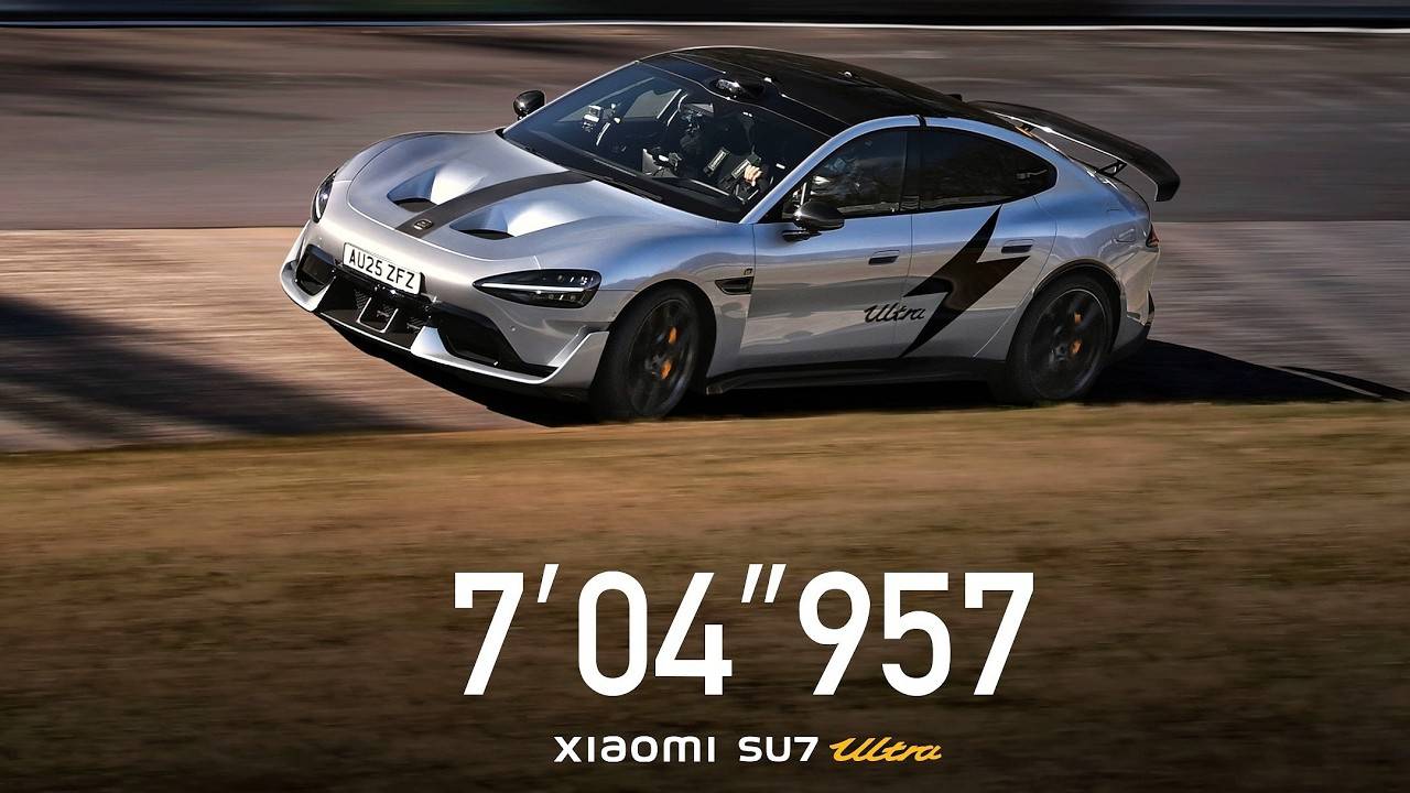 Серийный Xiaomi SU7 Ultra быстрее Porsche и Rimac на Нюрбургринге! смотреть онлайн