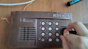 Запись памяти в/из DS1996 на домофоне ELTIS-VIZIT БВД100-ТМ14
