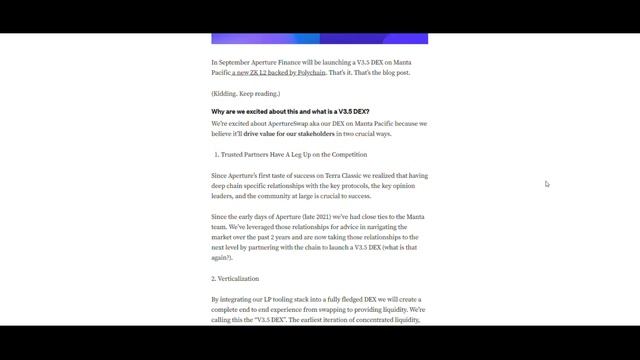 Представляємо ApertureSwap: короткий огляд від пана Атланта