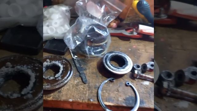 Замена масла ,шестигранного вала и масла