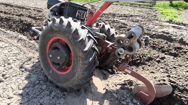 Испытания керамического сцепления на мотоблоке мотор