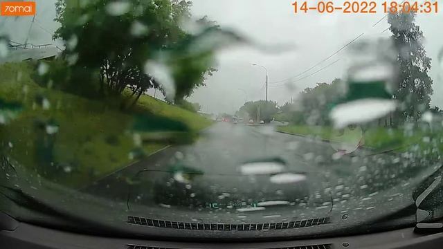 Killaqua Антидождь. езда в городе без дворников в Ливень!  ?