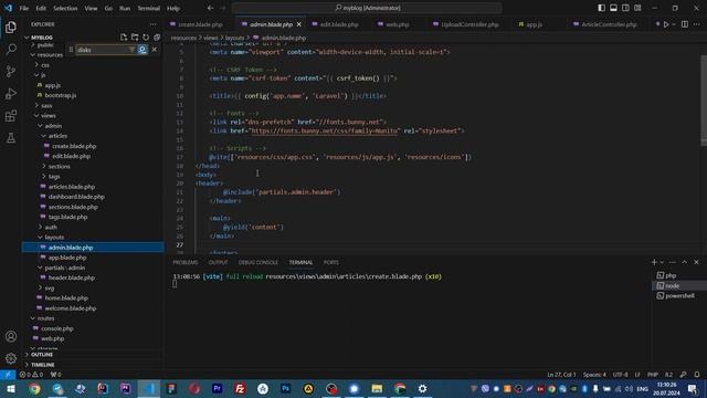 загрузка картинок в ckeditor в кастомной админке в laravel смотреть онлайн