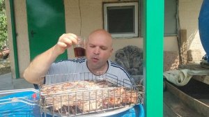 обжор шашлык из свинины/мукбанг без звука