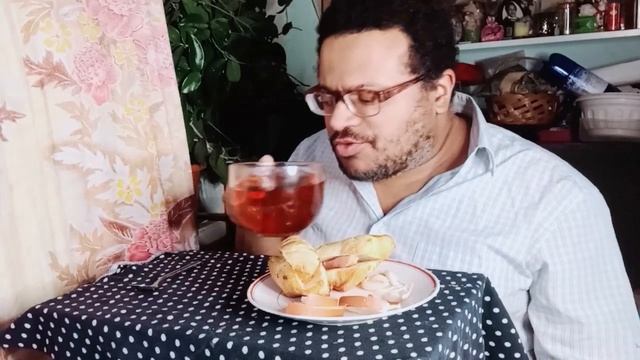 Пробую первый раз, булочки с балыком. I'm Trying It For The First Tim