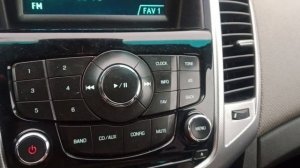 настройка радио Шевроле Круз