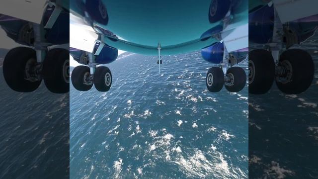 Красивый момент Боинга 737 при посадке в Рио-де-Жанейро смотреть онлайн