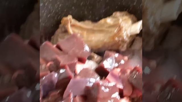 Куырдак.Вкусное блюдо. Много 🍖