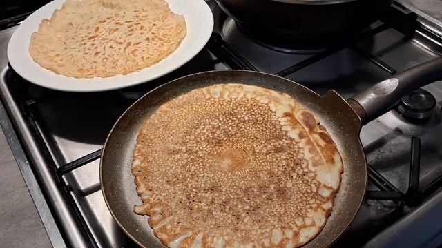 Блины тонкие ажурные