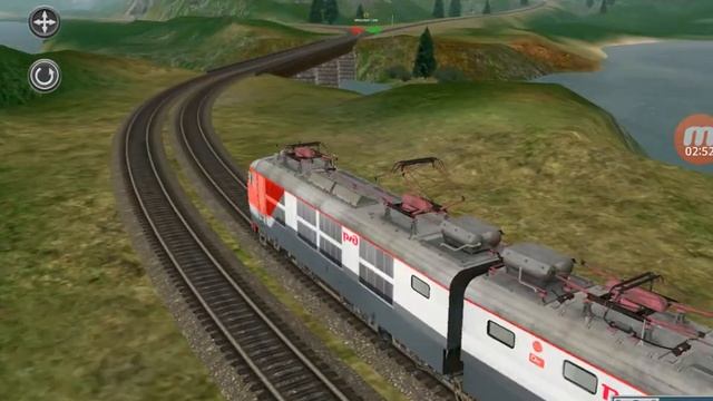 Trainz Simulator Android ЧС6-023 смотреть онлайн