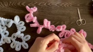 МК Коврик Барашек из Alize Puffy ( часть 3)