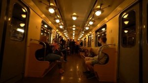 Метро Праги 2024. Ретропоезд Ечс. Поездка по линии C