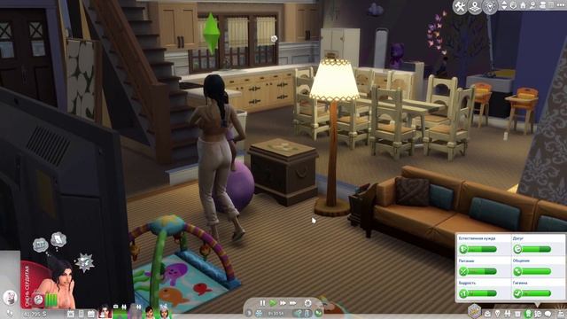 ВЫКРУЧИВАЮТ РУКИ МАТЕРИ👶#40 Sims 4 Челлендж - 100 детей/СИМ смотреть онлайн