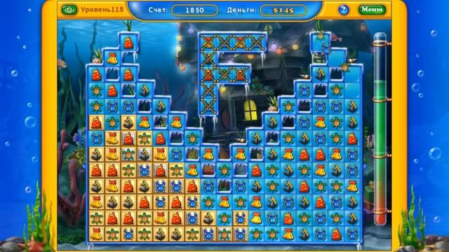 Fishdom Хэллоуин уровень 118 смотреть онлайн