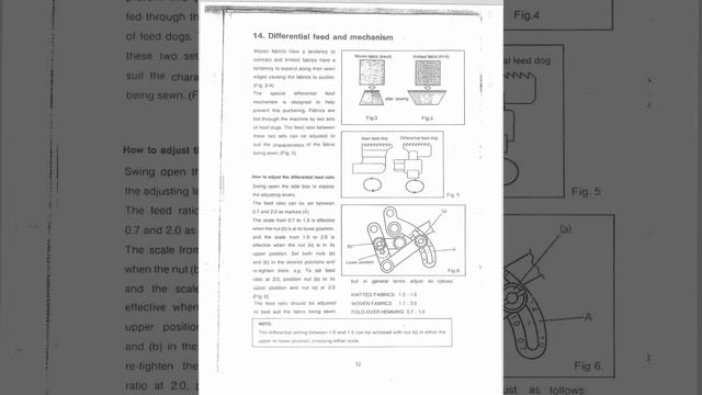 Manual Riccar Overlock RL343DR Nähmaschine Sewing Machine Швейная машина Instruction