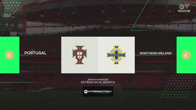 Portugal Vs Northern Ireland 02 Чемпионат Мира 1/16 Финала по версии игры FC 25 на PS5