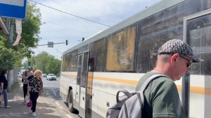 Автобус ЛиАЗ-5250 ”ВОЯЖ” следует по маршруту 362 ”А/с Щёлковская - Станция Монино”