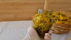 Одуванчики на зиму. Масляная вытяжка цветов. Заморозк?
