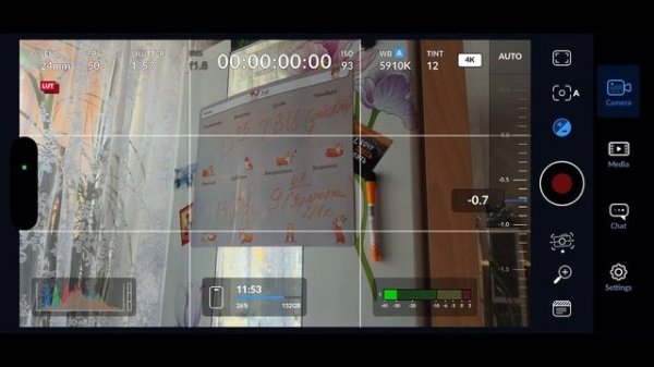 Короткий гайд по настройки приложения BlackMagic Cam
