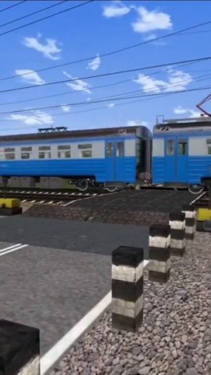 жд переезд с баганными барьерам