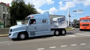 Парад грузовиков МАЗ