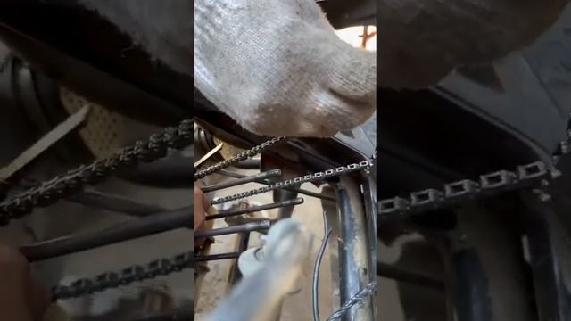 цепь на скутер қалай ауыстру керек