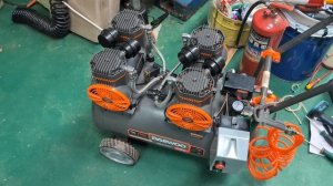 Компрессор Daewoo DAC 480S Безмасляный ремонт ч.2